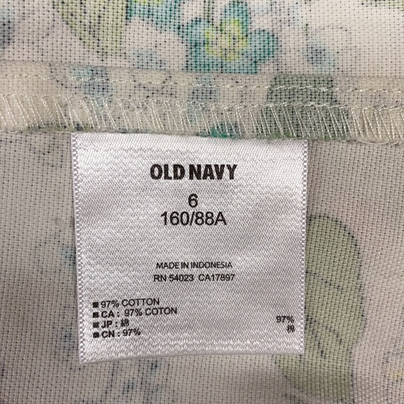 Old Navy Strapless Summer Floral Dress Size 6 - Picture 10 of 11